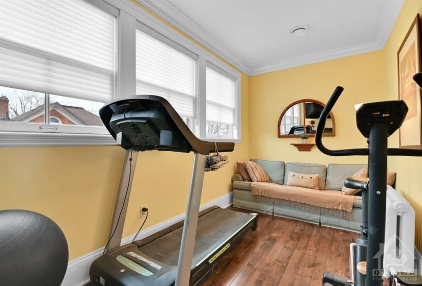 Bedroom, currently  Exercise Room