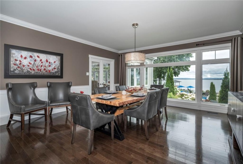 Formal Dining Room with Spectacular Views