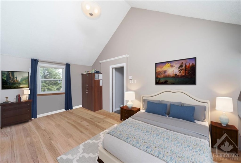 Primary Bedroom with Virtual Staging