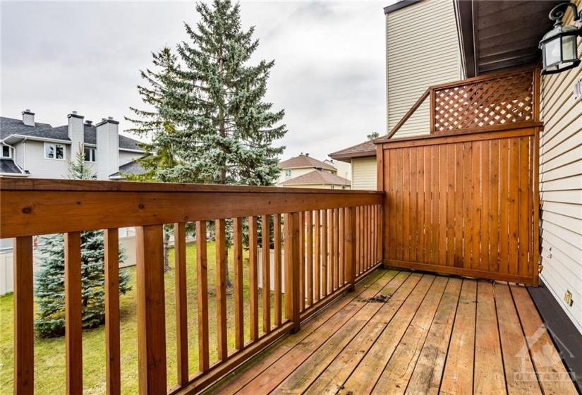 Deck/Balcony Of the Living Room- Great Space to Unwind & Relax