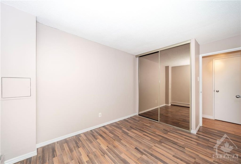 Second bedroom features a large closet and plenty of room for a queen size bed.