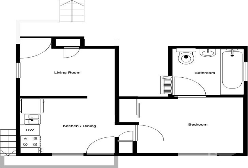 Apartment 4 floor plan