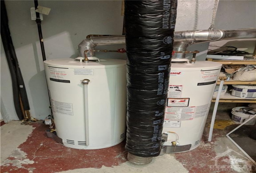 2 rental hot water tanks
