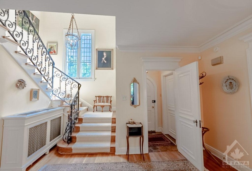 Front foyer and hallway.