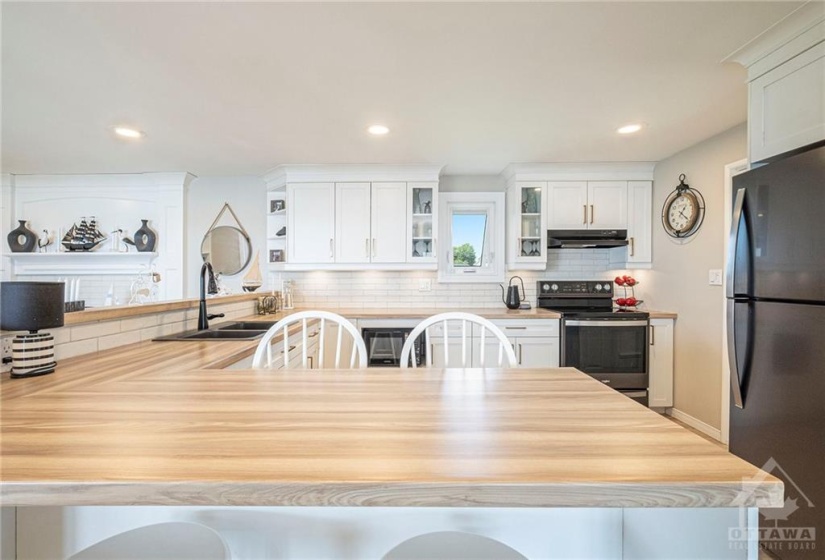 Recently updated kitchen.