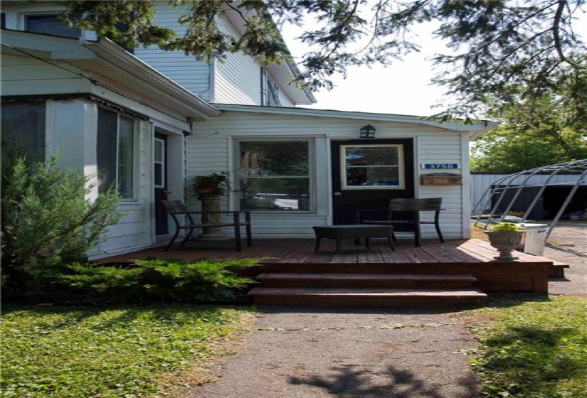 And A Smaller Front Deck for Morning Coffee!