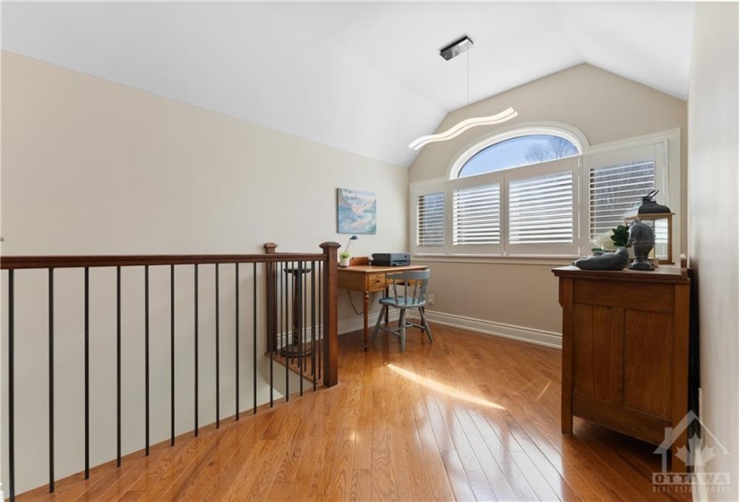 Gorgeous office / loft with huge window allowing the natural light to flood into this space