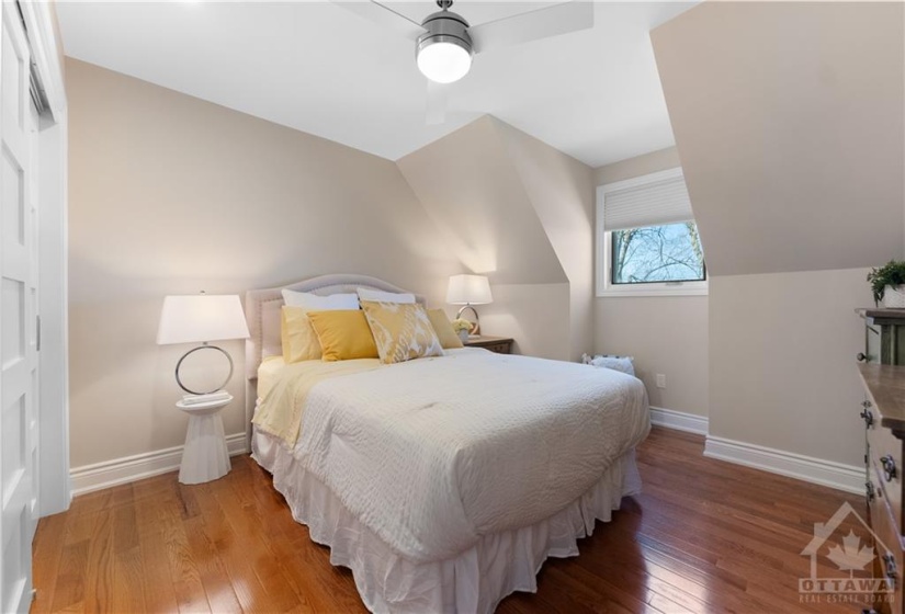 Bedroom #3 is quite large as well... hardwood and tile floors are throughout this home... NO CARPETS