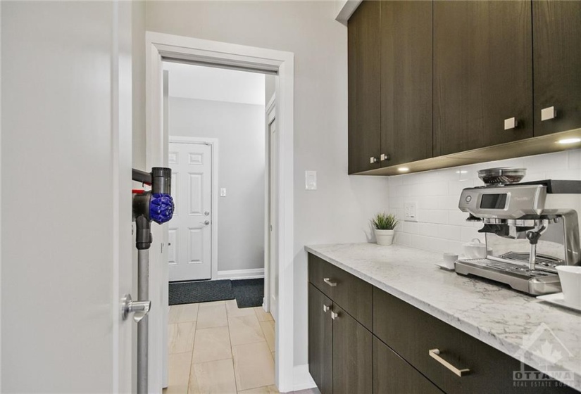 Butlers Pantry with access to Mudroom