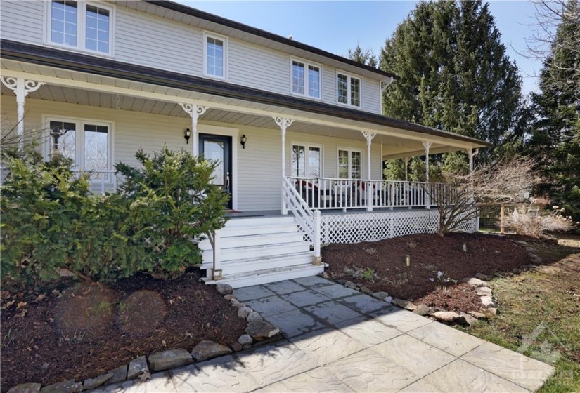 Beautiful welcoming front porch