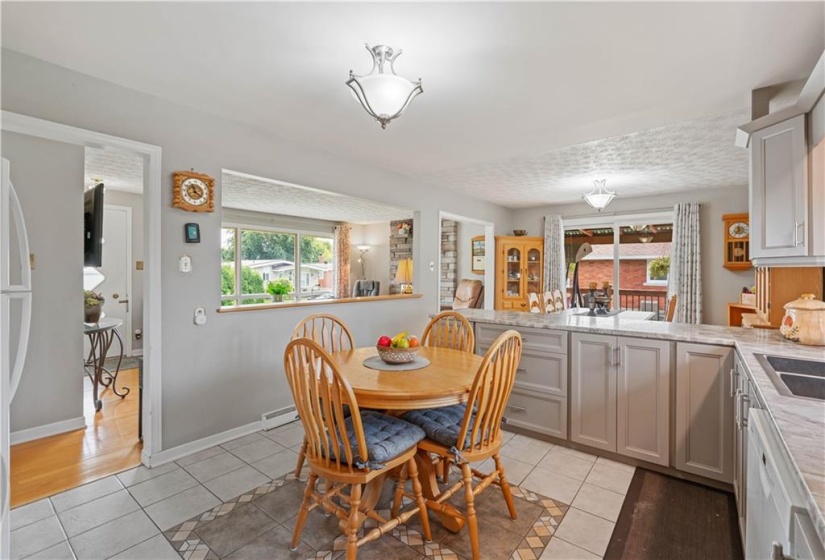 Additional view of the nicely updated kitchen.