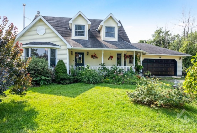 Attractively design home with attached double garage.