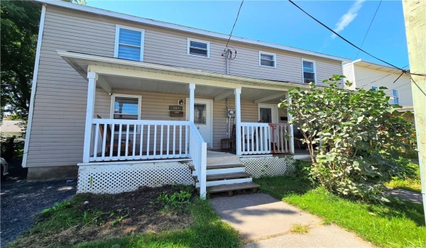 This side by side duplex offers a vacant unit and one that is currently rented. A possibility for ower occupied.