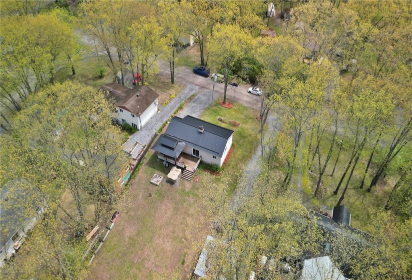 Ariel view of large property