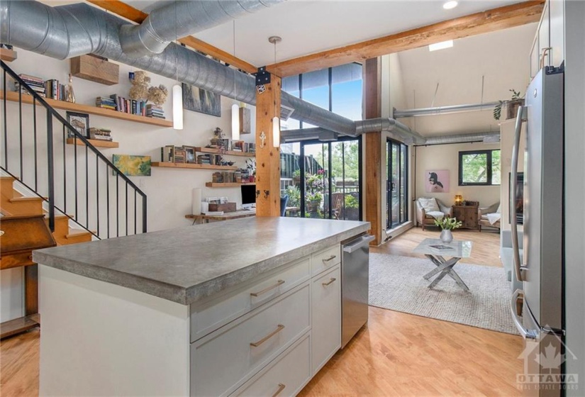 Huge kitchen island