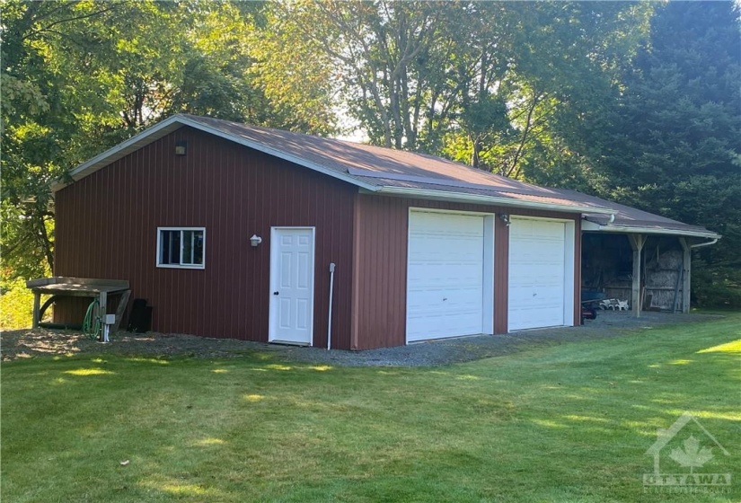 Extra 2 car garage + carport at rear of lot