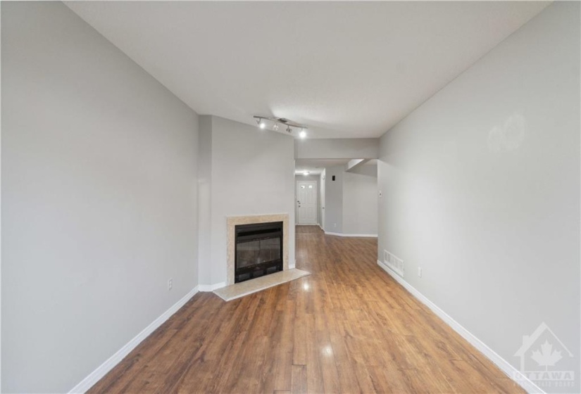 Fireplace in living room