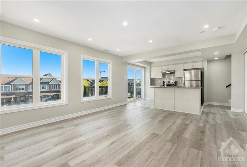 Living Room & Kitchen