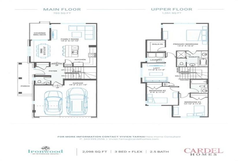 Main and Upper Floor Plan