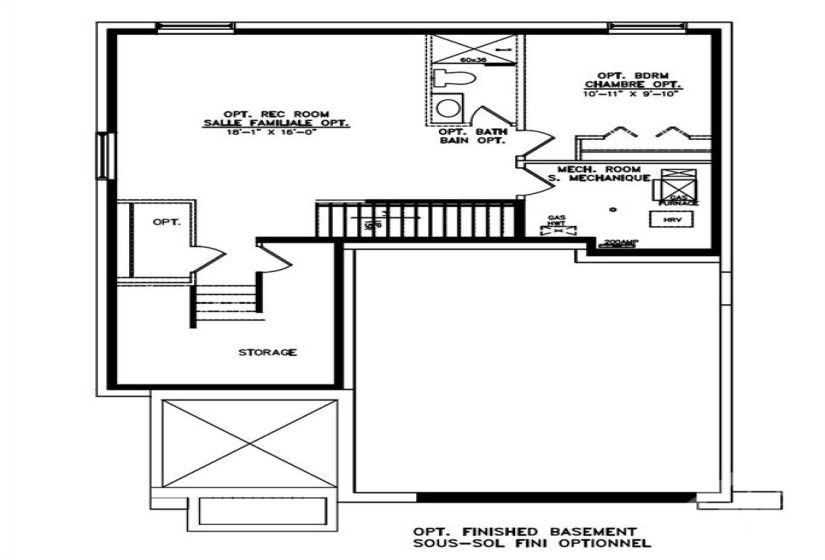 UNFINISHED BASEMENT