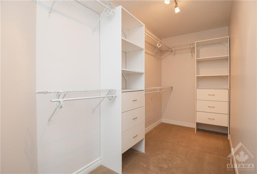 Oversized walk-in closet in Primary Suite