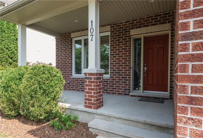 Inviting Front Covered Porch