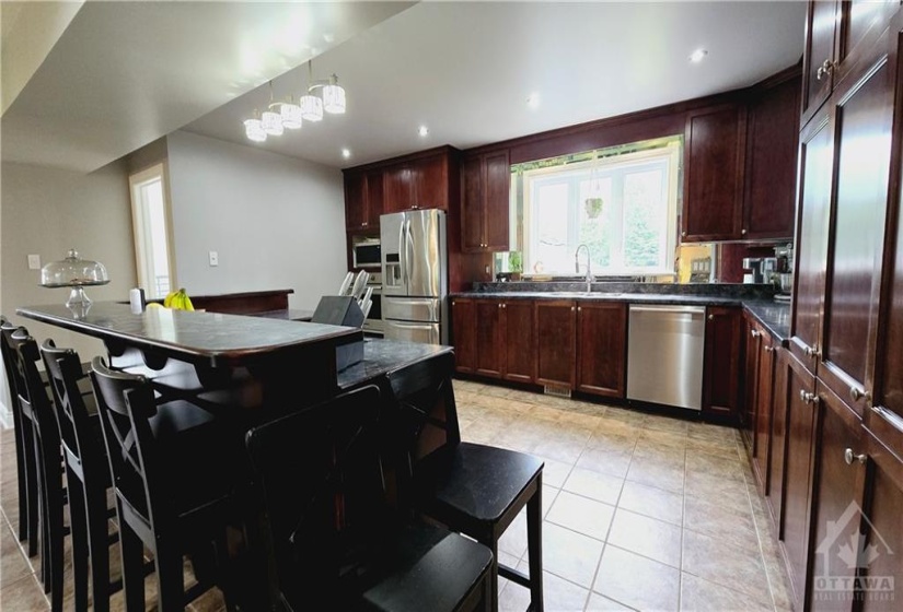 Primary Residence Kitchen open to Living & Dining Rooms