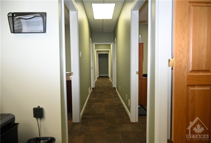 Hallway Runing From Reception Area to Left Wing