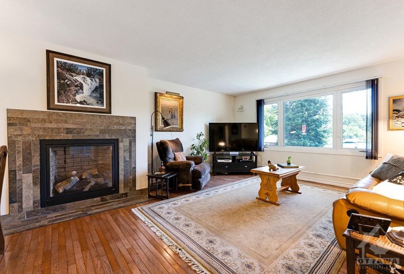 Spacious light-filled living room