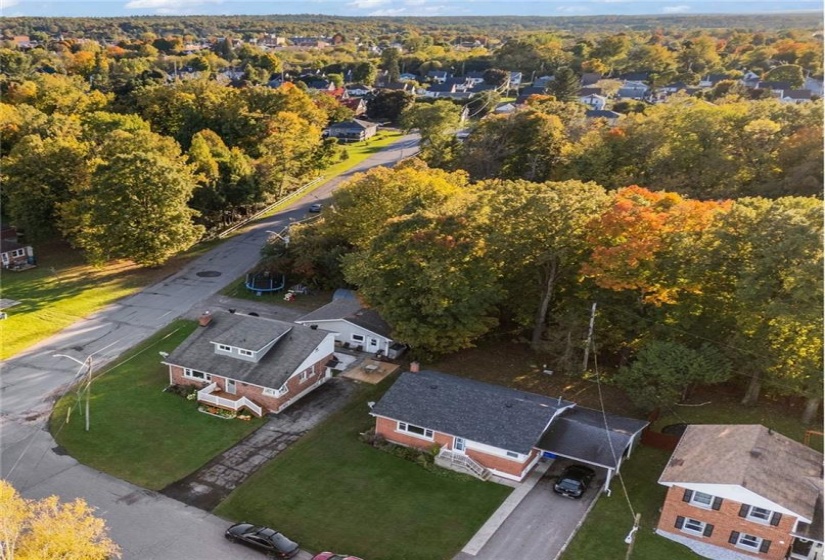 Driveway access from both side streets