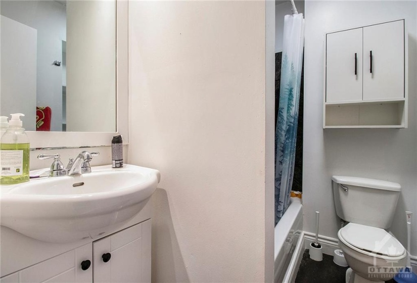 Lower unit bathroom