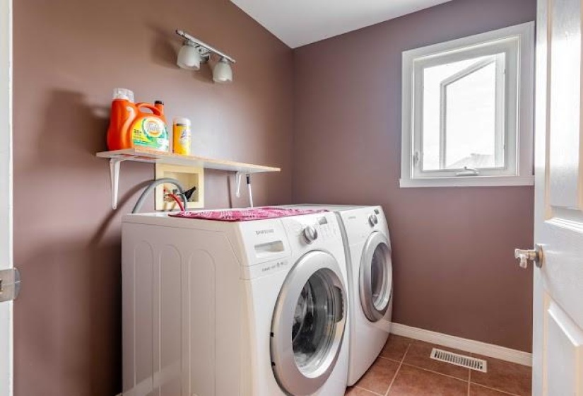 Second level laundry room.