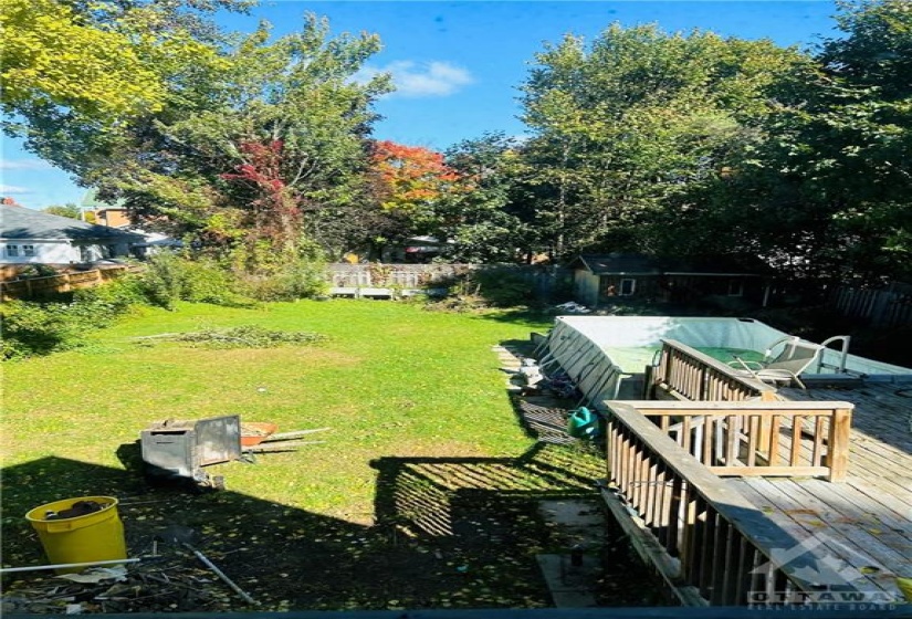 Above ground pool can stay or go!