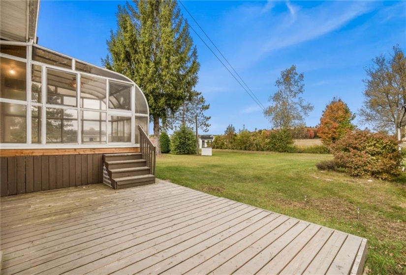 Backyard solarium