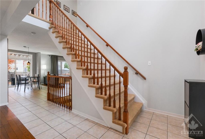 Elegant and Wide Staircase to 2nd level