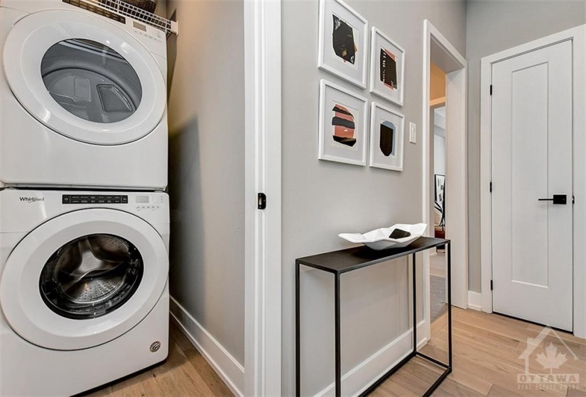 In - Suite Laundry. Images provided are to showcase builder finishes.