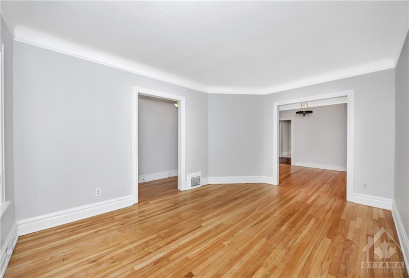 Original hardwood floors, beautifully refinished in 2024.