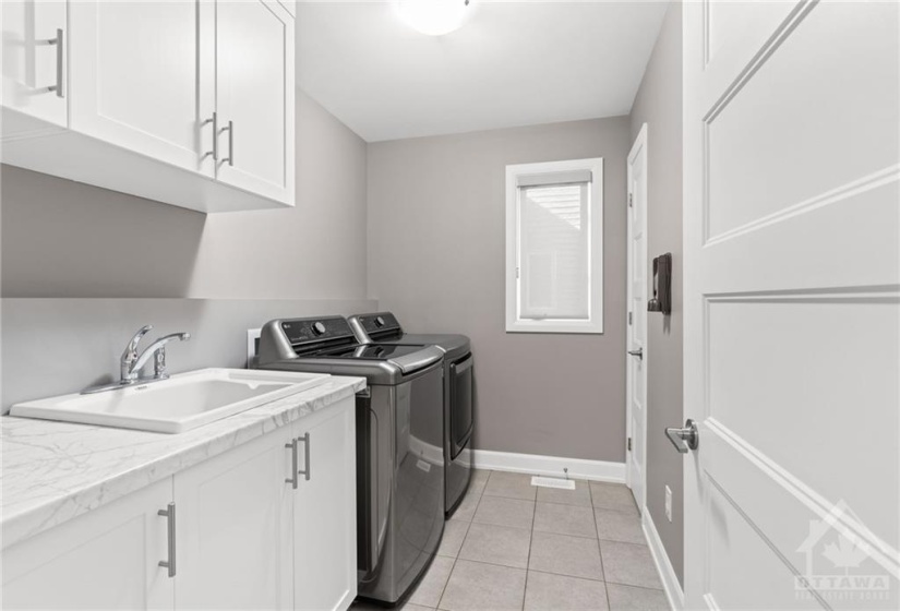 Main floor laundry room