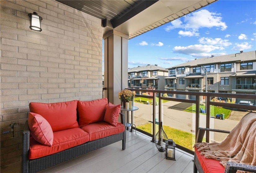 Patio doors from the spacious Living Room lead you to a cozy Balcony, ideal for curling up with a good book.