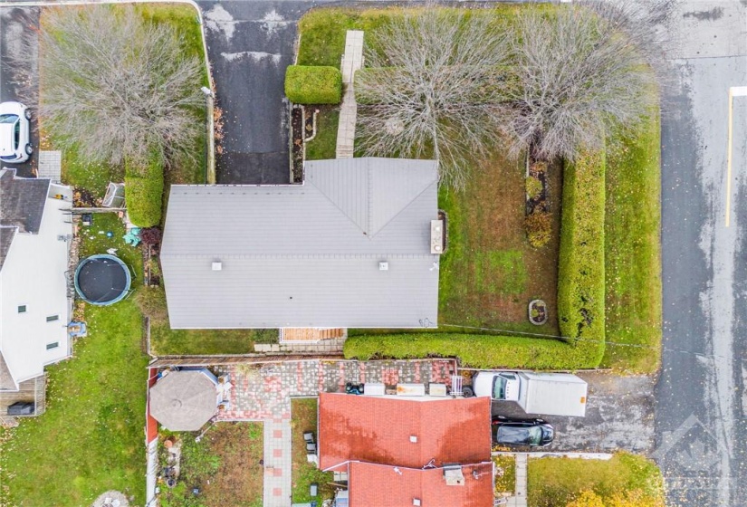 Aerial photo # 6. Notice the durable metal roof.