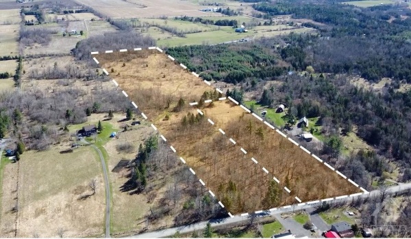 The smaller lot on right side is the 4.25 Acre and the bigger one is 21.25 Acre and also available for sale