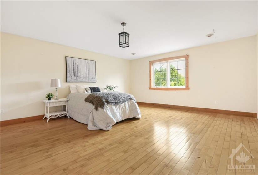 Birch hardwood floors in the loft!