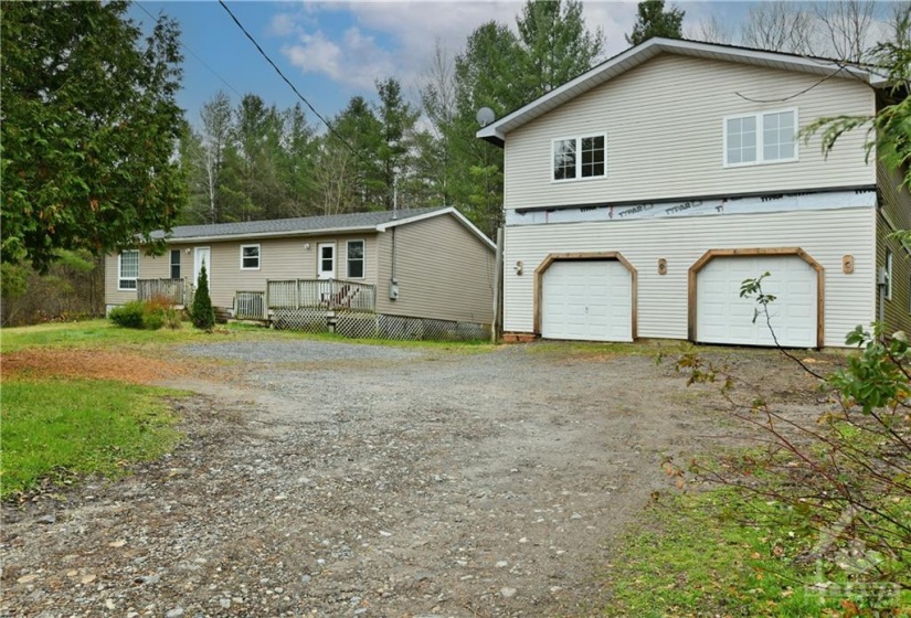 3-car garage