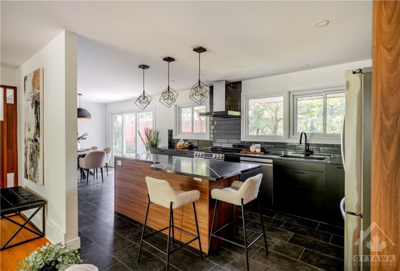 Modern Kitchen with High Quality Finishes! Kitchen Island with Beautiful Character!