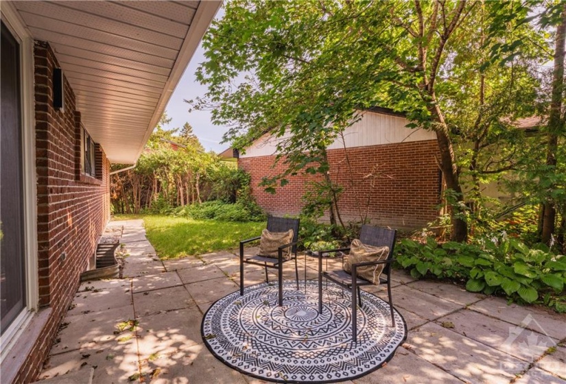 Quaint Backyard with tons of Mature Trees!