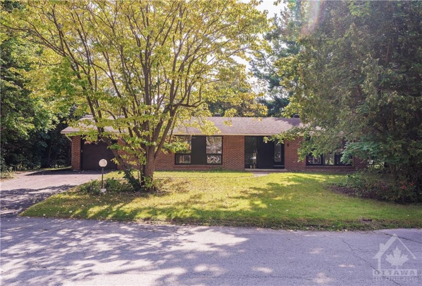 Front View - Large Frontage with Mature Trees, 1 Attached Garage & Ample Parking