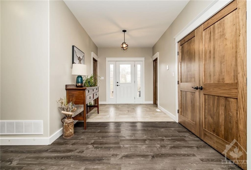 Gracious and expansive Foyer