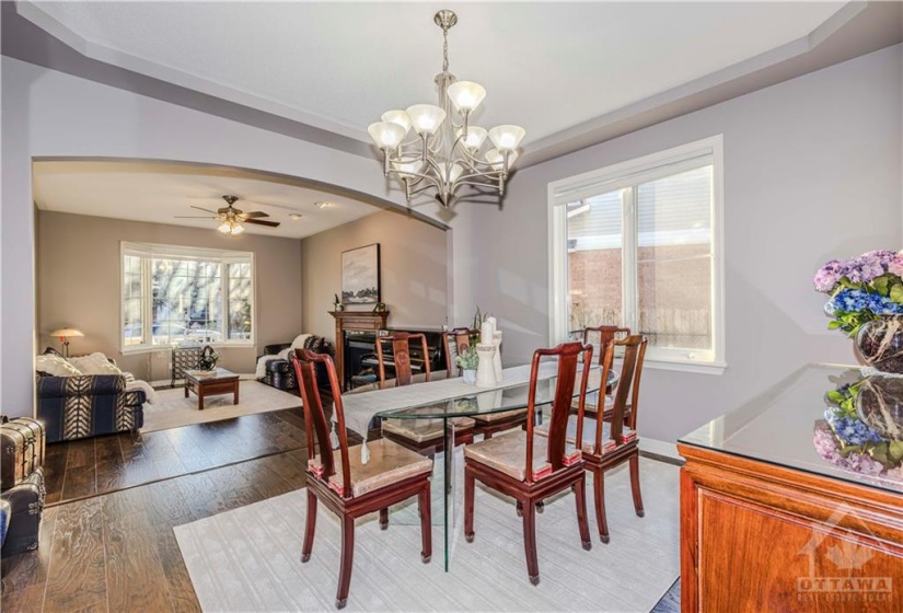 Formal dining and living room